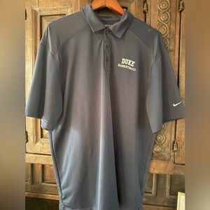 Nike Dry Fit Duke Basketball Athletic/Golf Polo. Navy. XL.